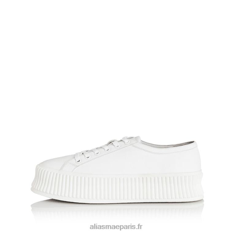 cuir blanc Adélaïde Alias Mae RRXNT209