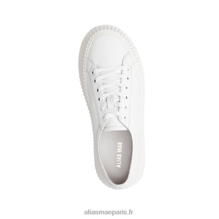 cuir blanc Adélaïde Alias Mae RRXNT209