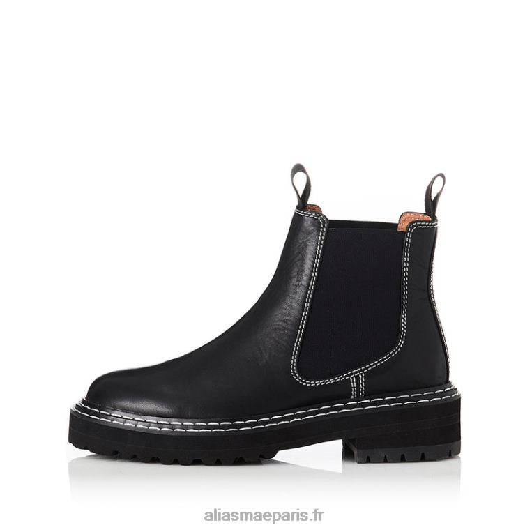 Cuir noir Rome Alias Mae RRXNT215