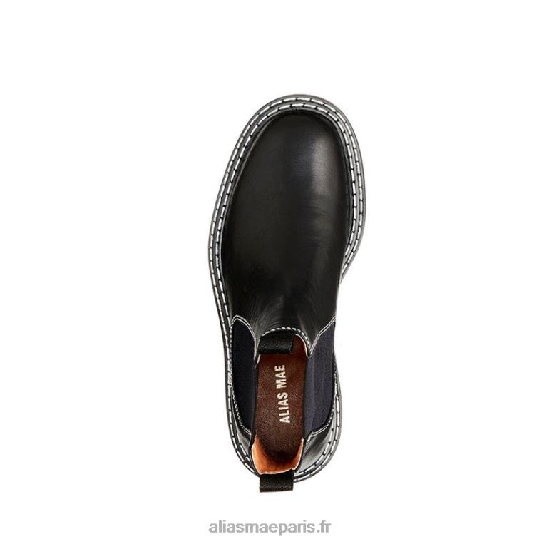 Cuir noir Rome Alias Mae RRXNT215