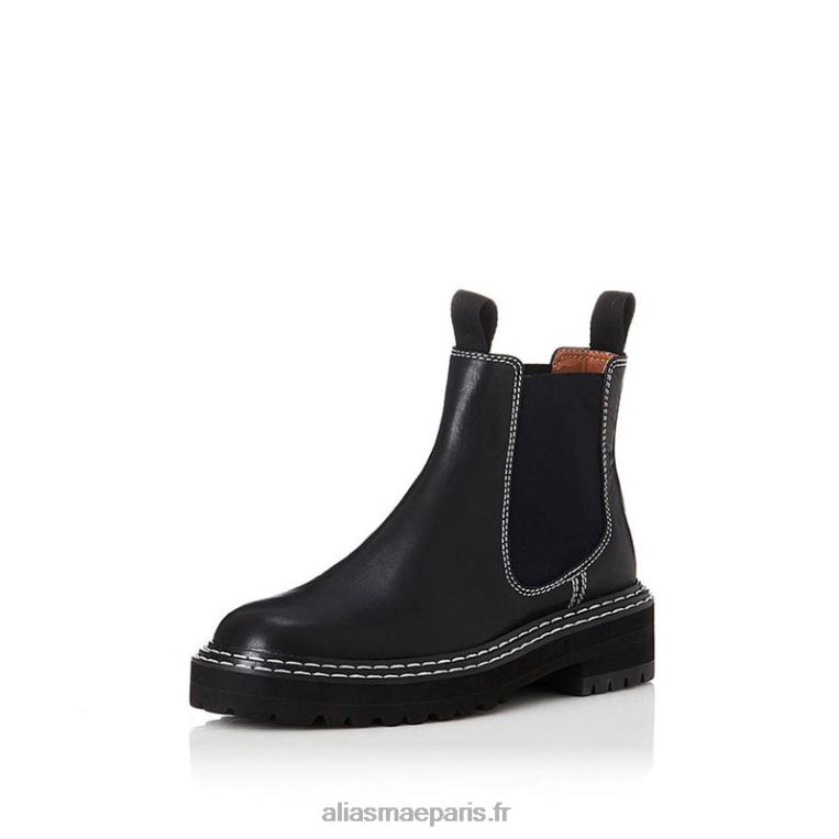 Cuir noir Rome Alias Mae RRXNT215