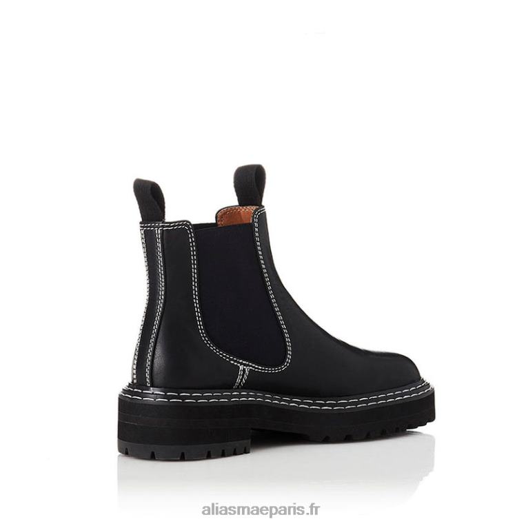 Cuir noir Rome Alias Mae RRXNT215
