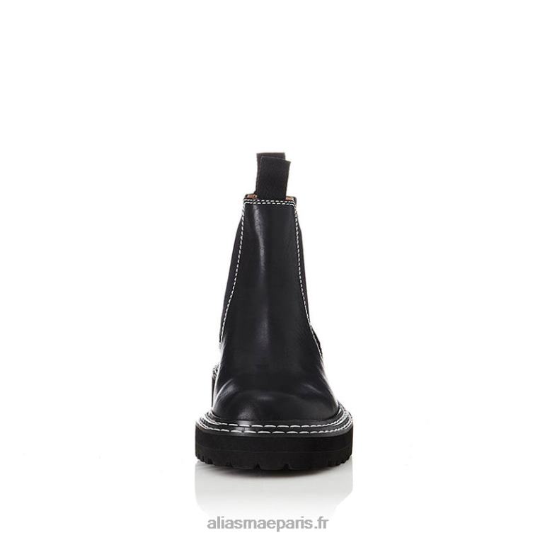 Cuir noir Rome Alias Mae RRXNT215