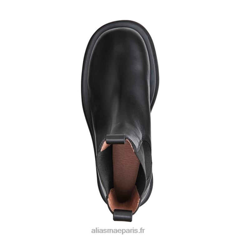 Cuir noir came Alias Mae RRXNT205