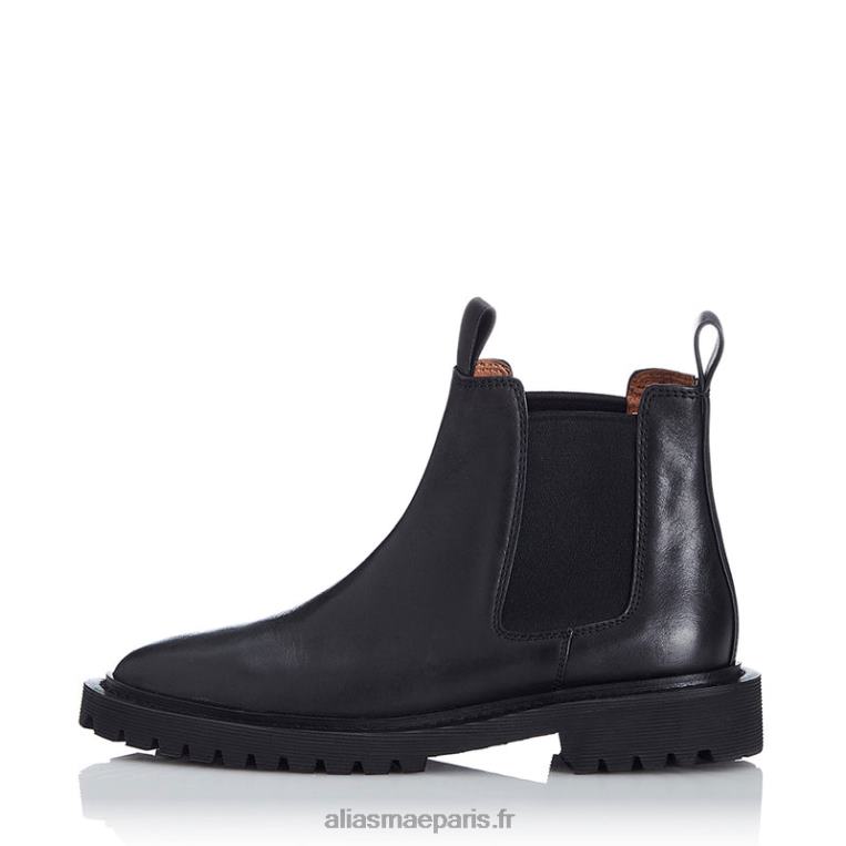 Cuir noir chasseur Alias Mae RRXNT196
