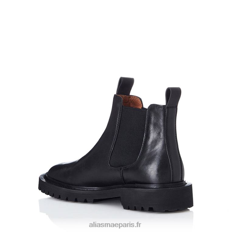 Cuir noir chasseur Alias Mae RRXNT196