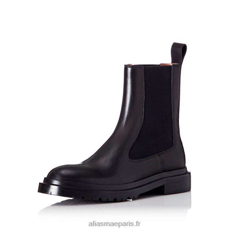 Cuir noir Émilie Alias Mae RRXNT191