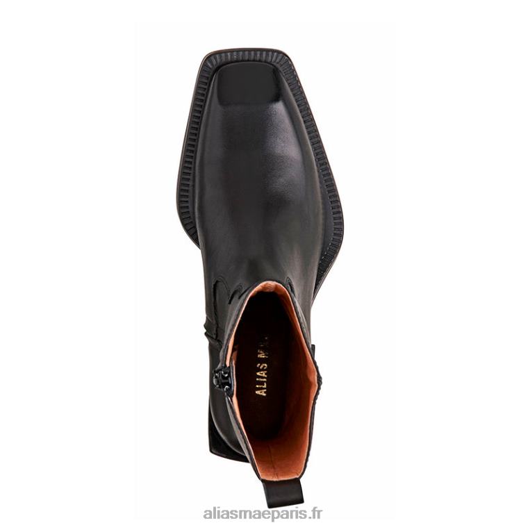 Cuir noir penny Alias Mae RRXNT223