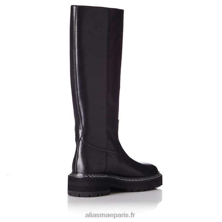 Cuir noir roxane Alias Mae RRXNT182