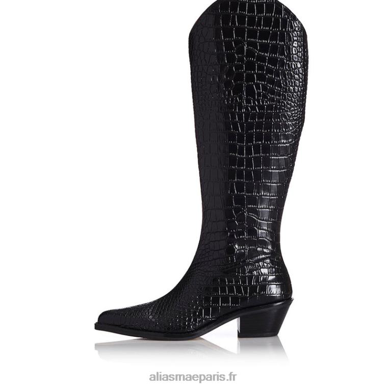 croco noir lou Alias Mae RRXNT228