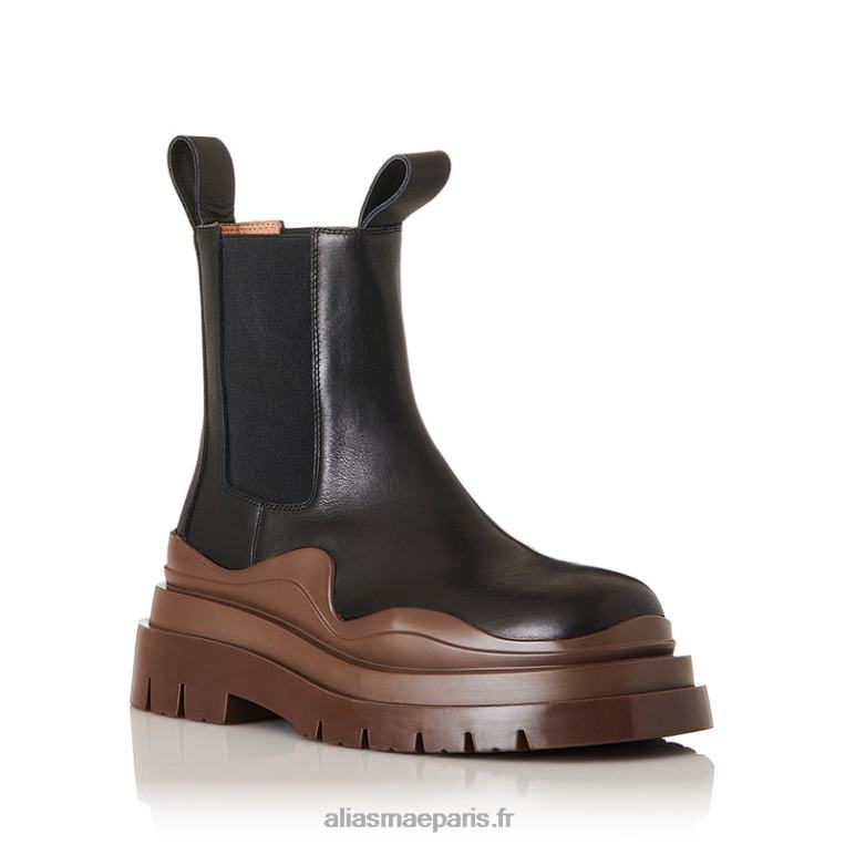 cuir noir/café lutin Alias Mae RRXNT213