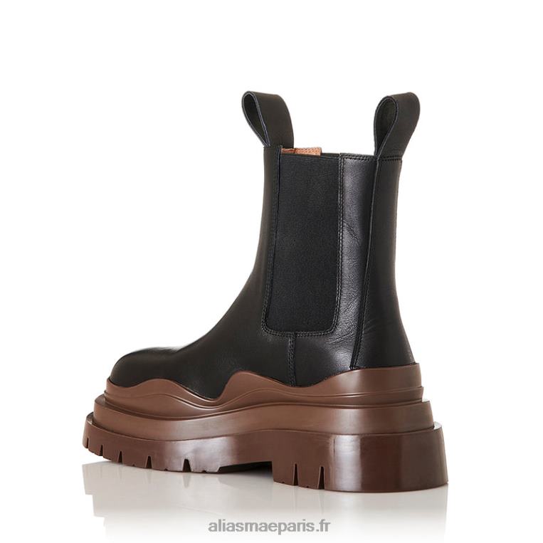 cuir noir/café lutin Alias Mae RRXNT213
