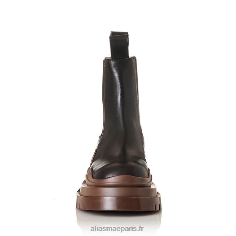 cuir noir/café lutin Alias Mae RRXNT213