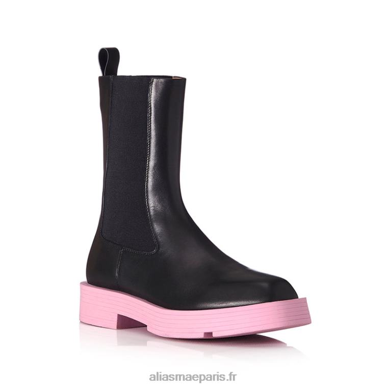 cuir noir/rose nori Alias Mae RRXNT183