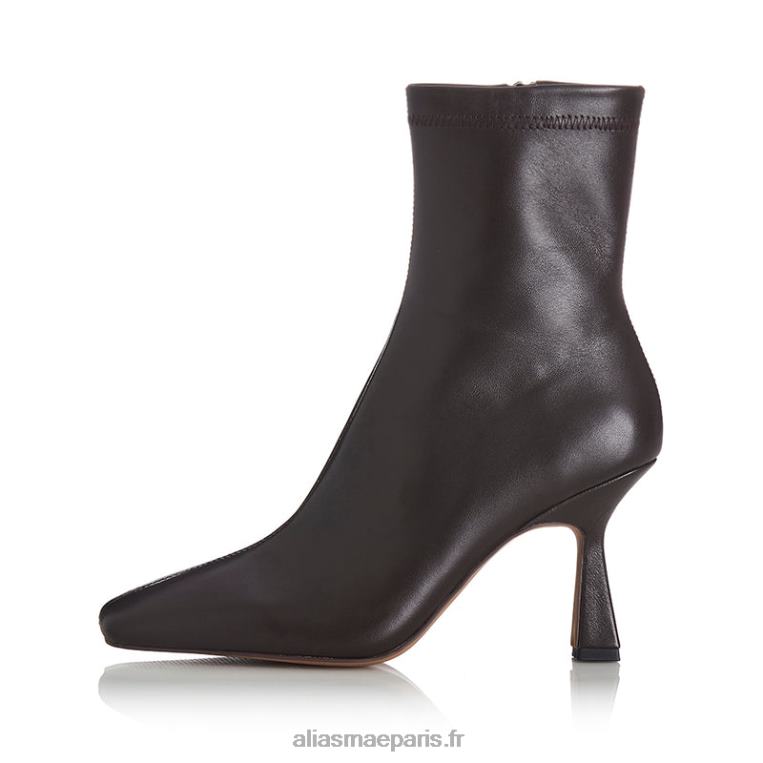 cuir stretch chocolat beca Alias Mae RRXNT235