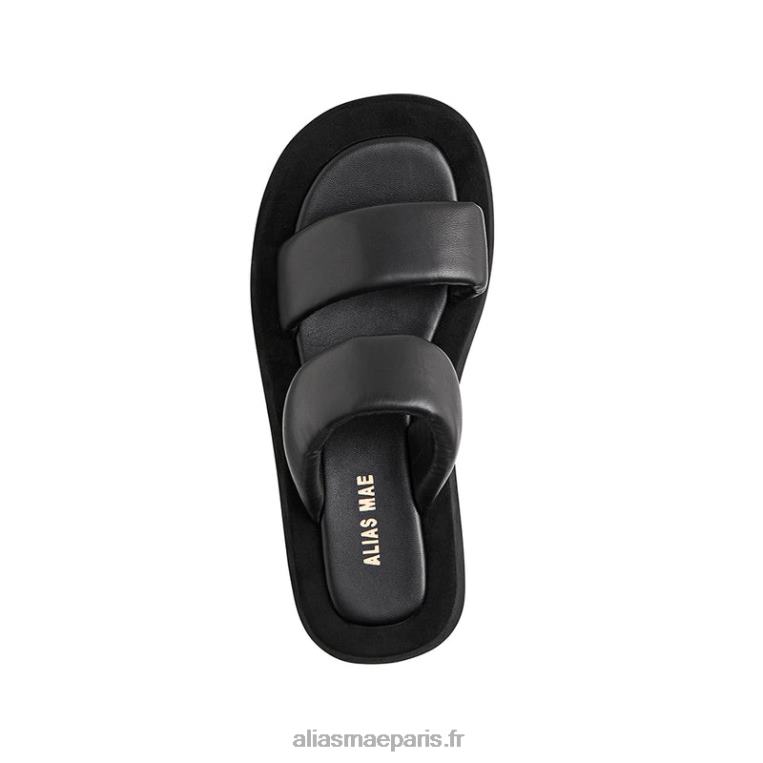 Cuir noir poe Alias Mae RRXNT148