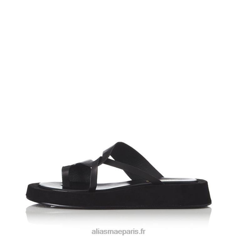 Cuir noir polo Alias Mae RRXNT169