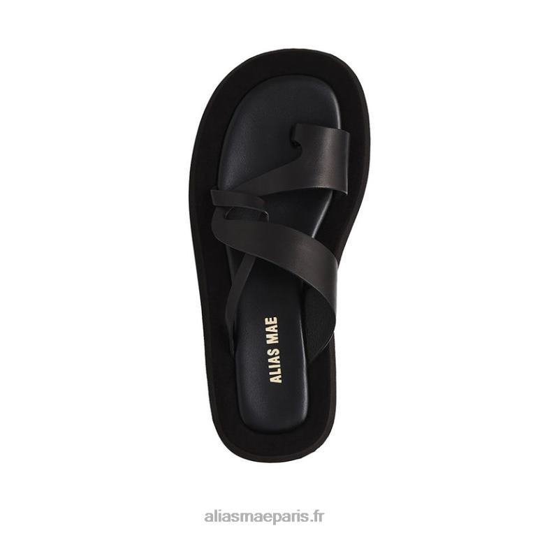 Cuir noir polo Alias Mae RRXNT169