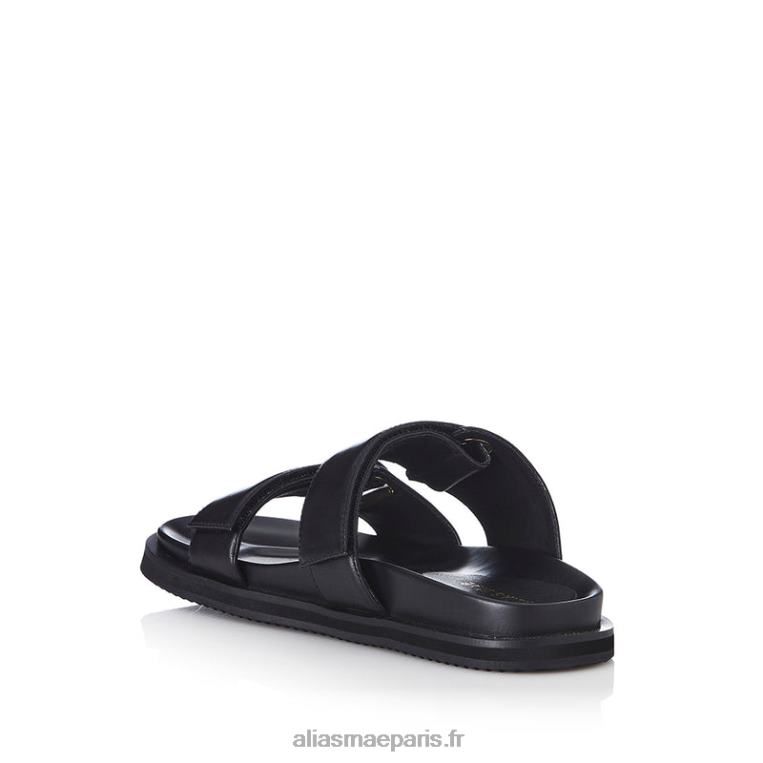 Cuir noir rythme Alias Mae RRXNT145