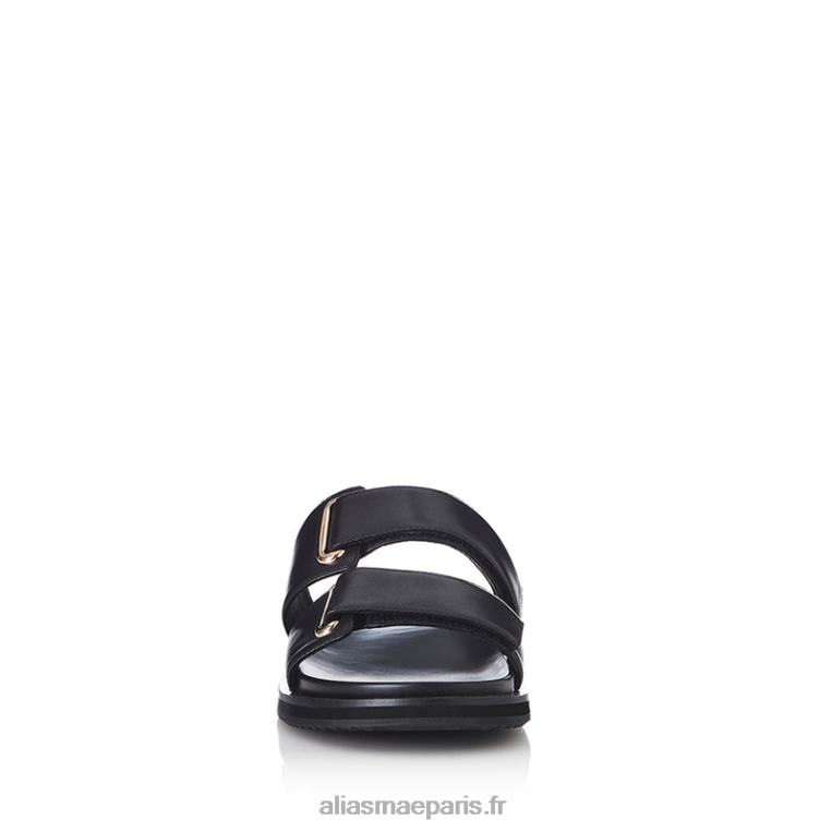 Cuir noir rythme Alias Mae RRXNT145