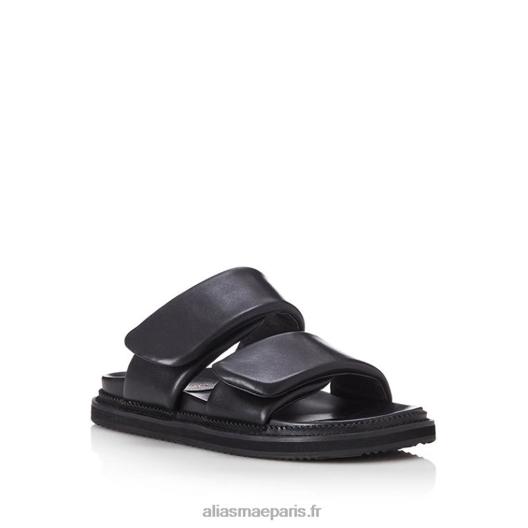 Cuir noir salon Alias Mae RRXNT147