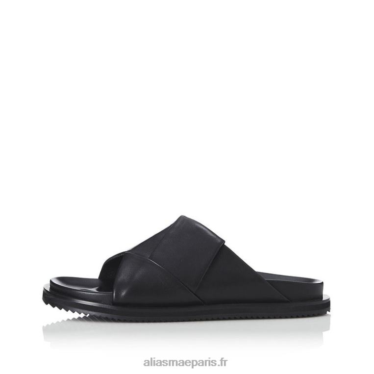 Cuir noir solaire Alias Mae RRXNT165