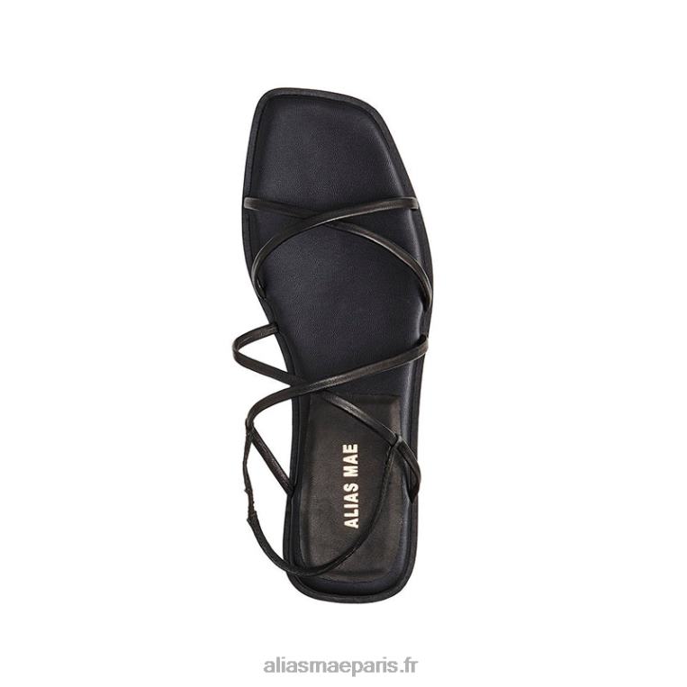 Cuir noir tuline Alias Mae RRXNT158
