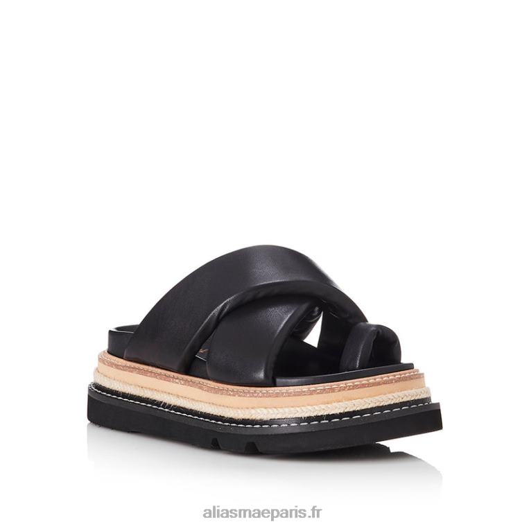 Cuir noir venga Alias Mae RRXNT150
