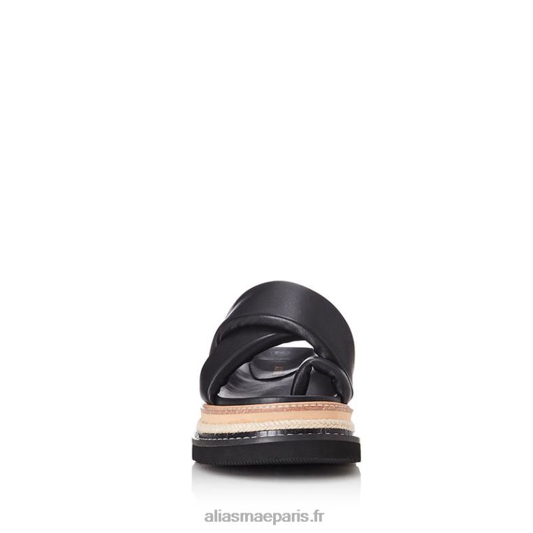 Cuir noir venga Alias Mae RRXNT150