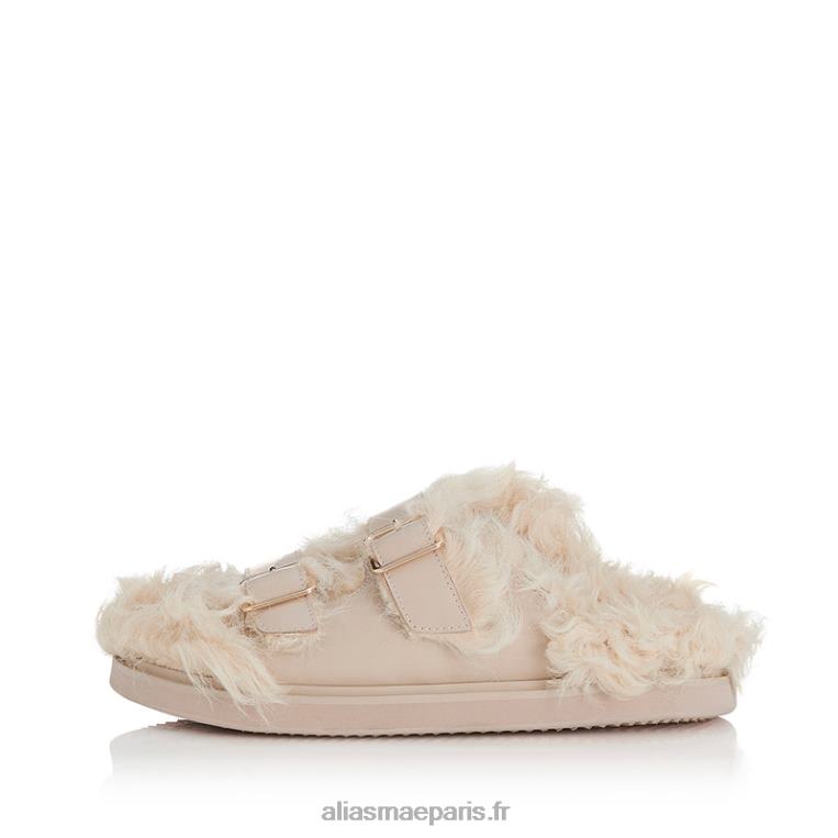crème/shearling naturel/cuir patti Alias Mae RRXNT155