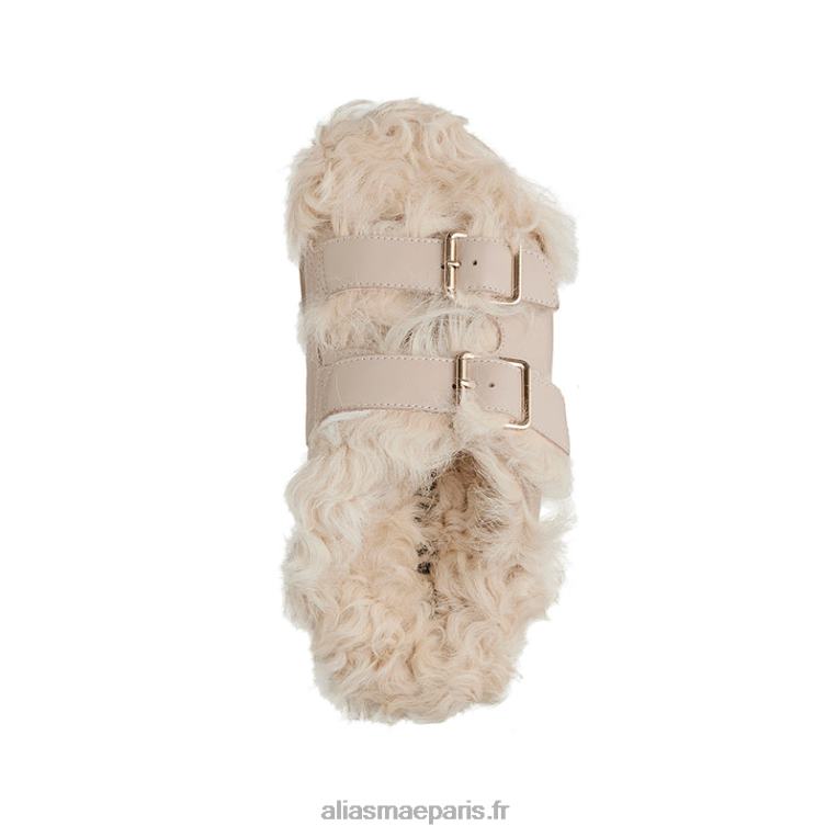 crème/shearling naturel/cuir patti Alias Mae RRXNT155