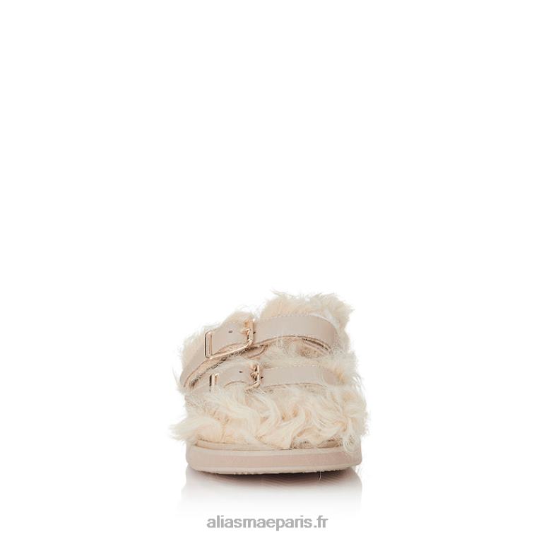crème/shearling naturel/cuir patti Alias Mae RRXNT155