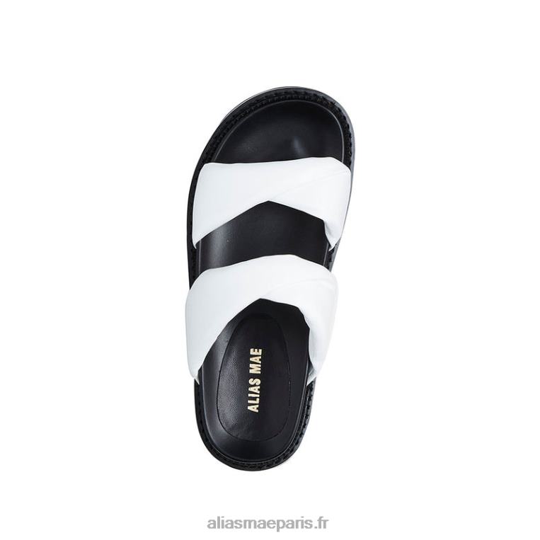 cuir blanc Paris Alias Mae RRXNT178