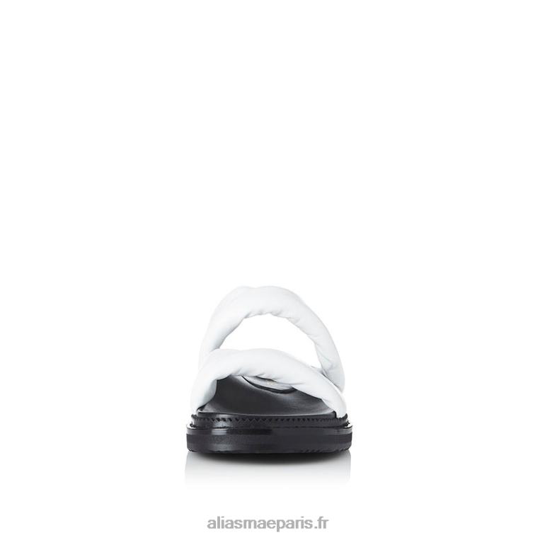 cuir blanc Paris Alias Mae RRXNT178