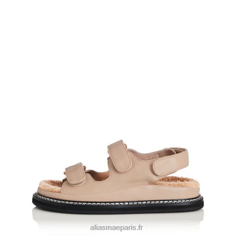 cuir naturel/mouton pascoe Alias Mae RRXNT174