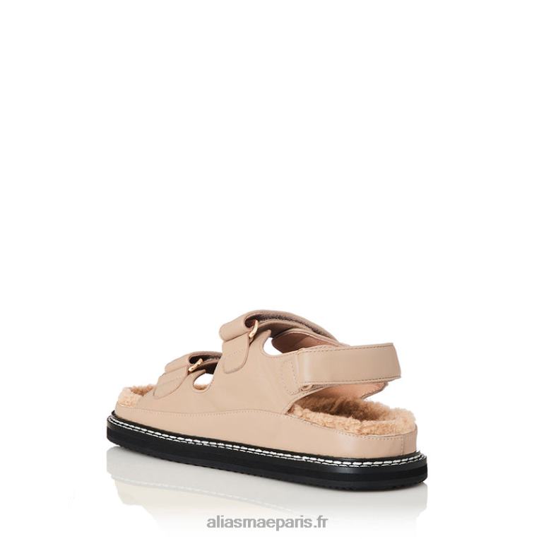 cuir naturel/mouton pascoe Alias Mae RRXNT174