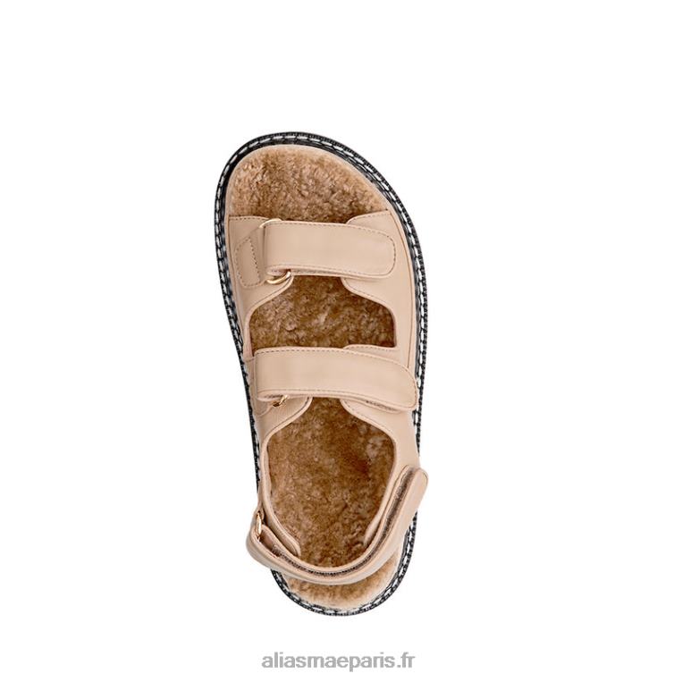 cuir naturel/mouton pascoe Alias Mae RRXNT174