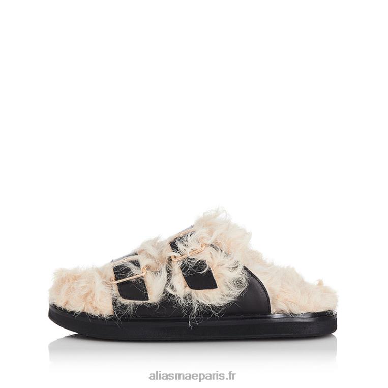 noir/shearling naturel/cuir patti Alias Mae RRXNT154