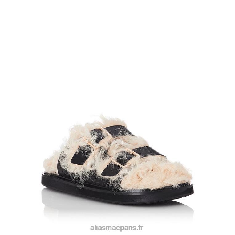 noir/shearling naturel/cuir patti Alias Mae RRXNT154