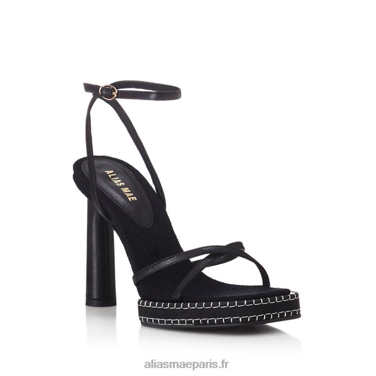 Cuir noir Giorgia Alias Mae RRXNT7