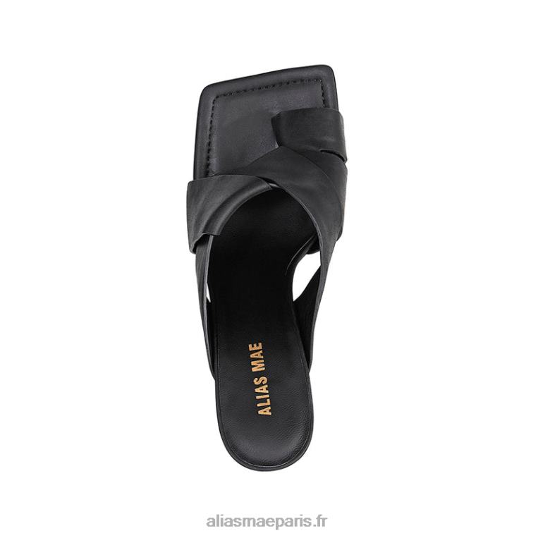 Cuir noir Leo Alias Mae RRXNT129