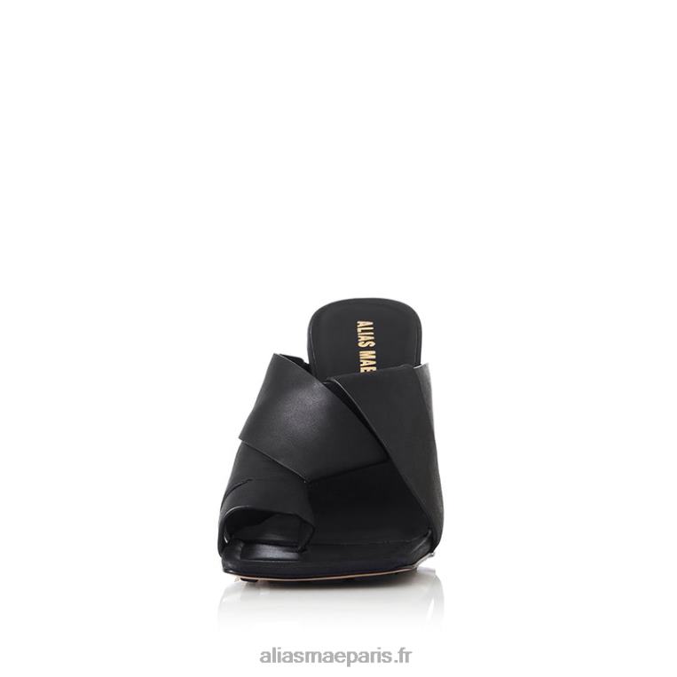 Cuir noir Leo Alias Mae RRXNT129