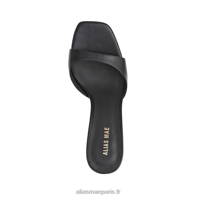 Cuir noir Lisa Alias Mae RRXNT86