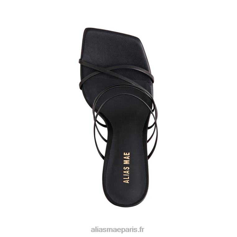 Cuir noir Monty Alias Mae RRXNT26