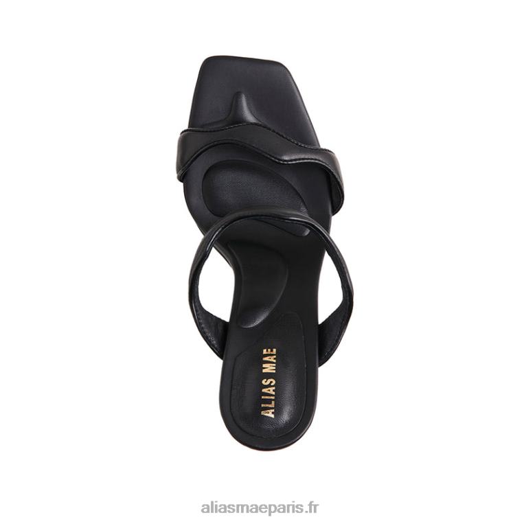 Cuir noir attentionné Alias Mae RRXNT19