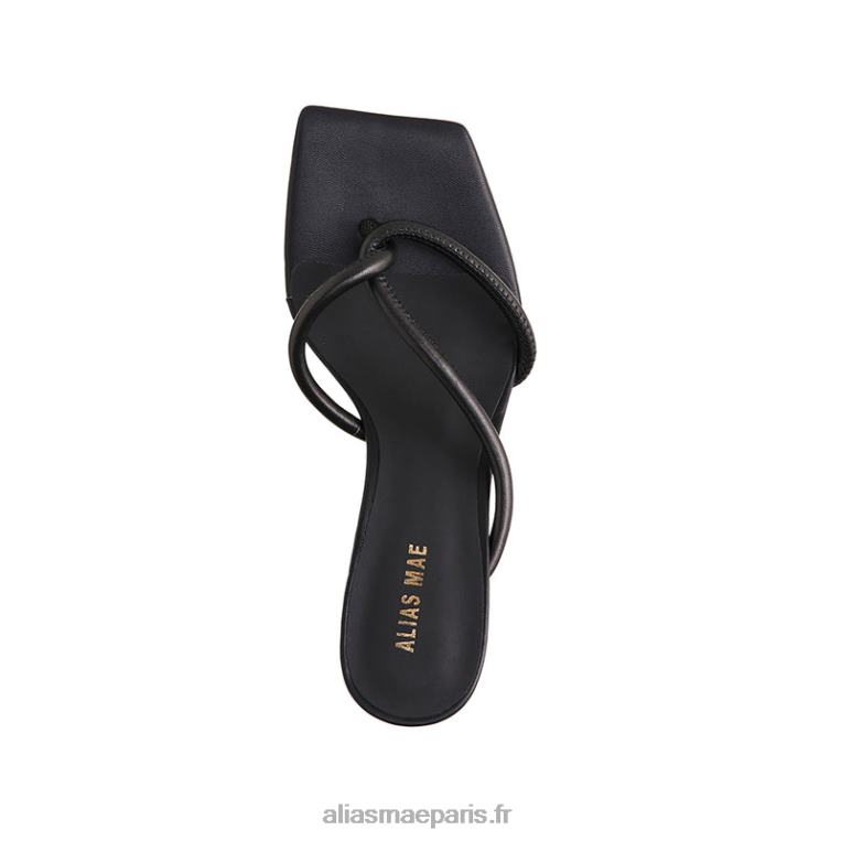 Cuir noir baz Alias Mae RRXNT5