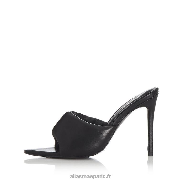 Cuir noir doux Alias Mae RRXNT110