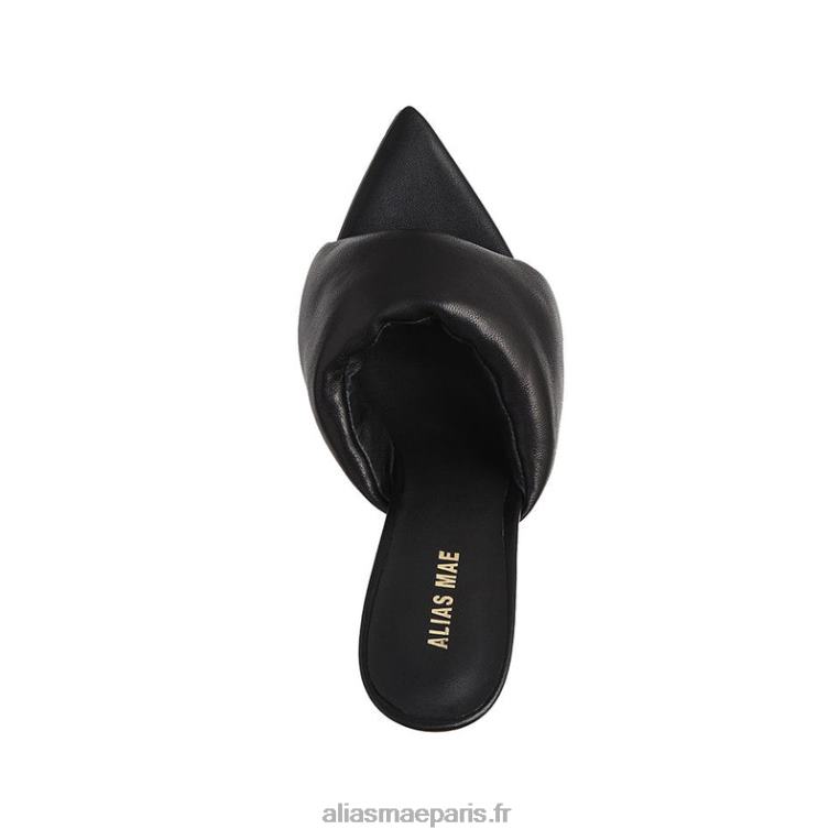 Cuir noir doux Alias Mae RRXNT110