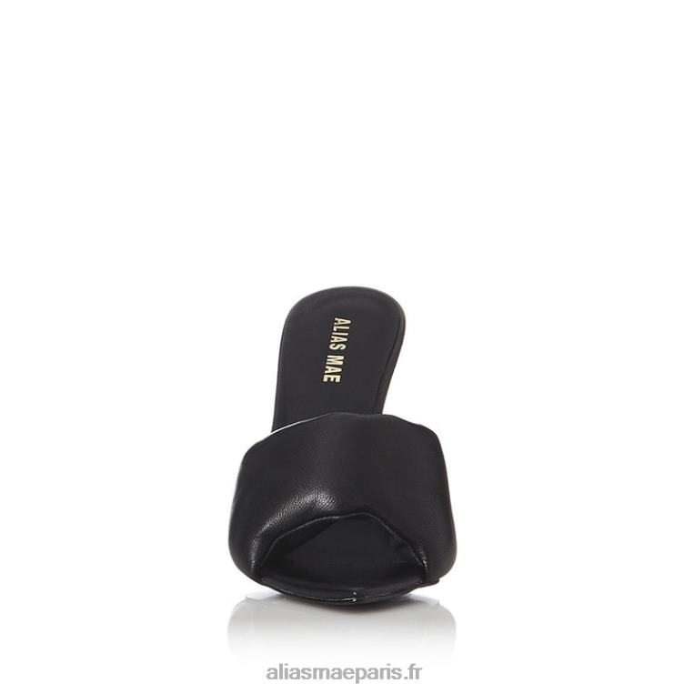 Cuir noir doux Alias Mae RRXNT110