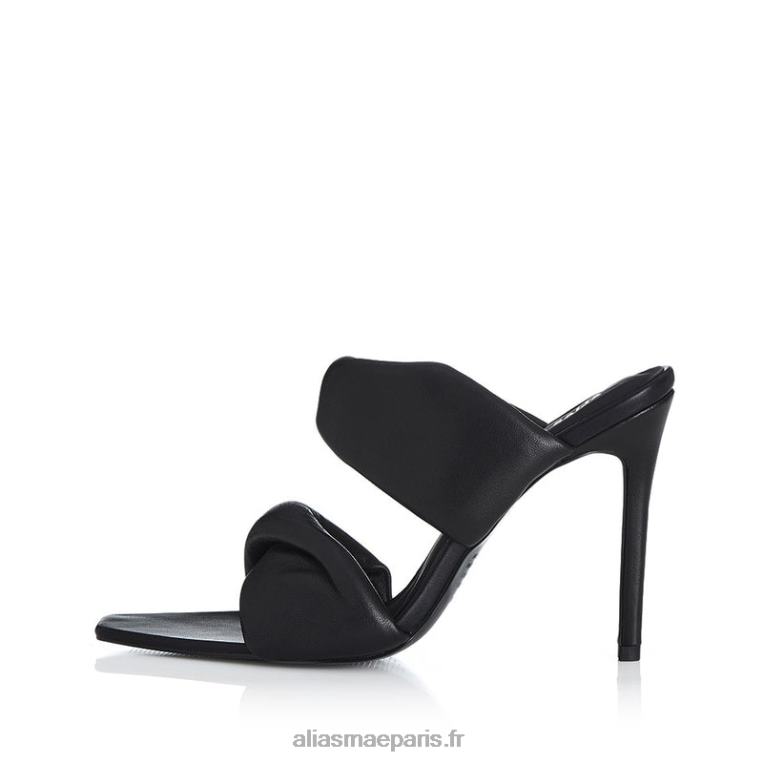 Cuir noir issy Alias Mae RRXNT132